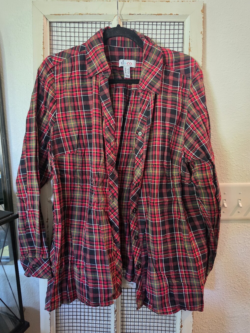 Denim & Co Plaid Shirt